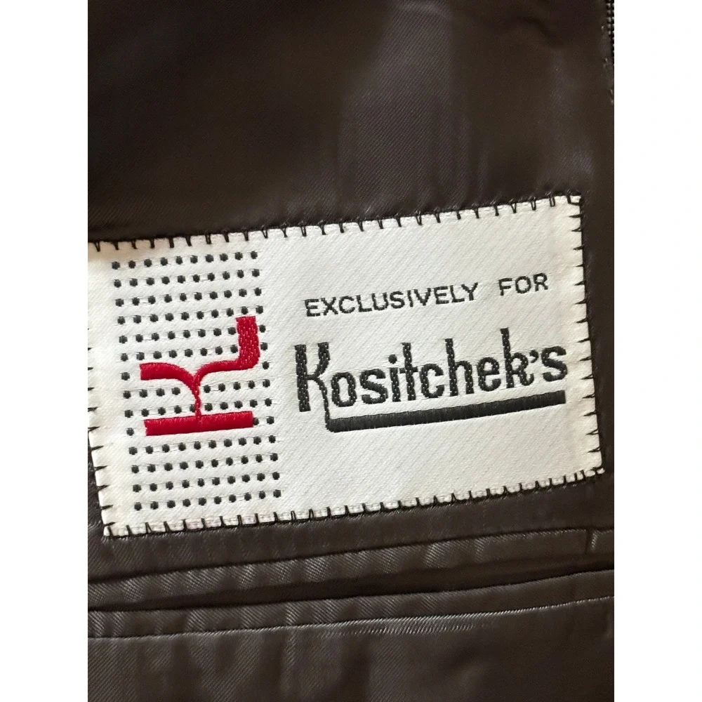 Canali Mens Grey Micro Pattern Two‎ Button Suit Jacket Blazer Made in Italy